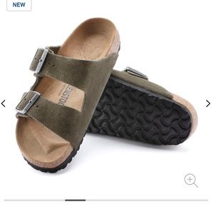 Arizona Suede Leather Birkenstock Sandals